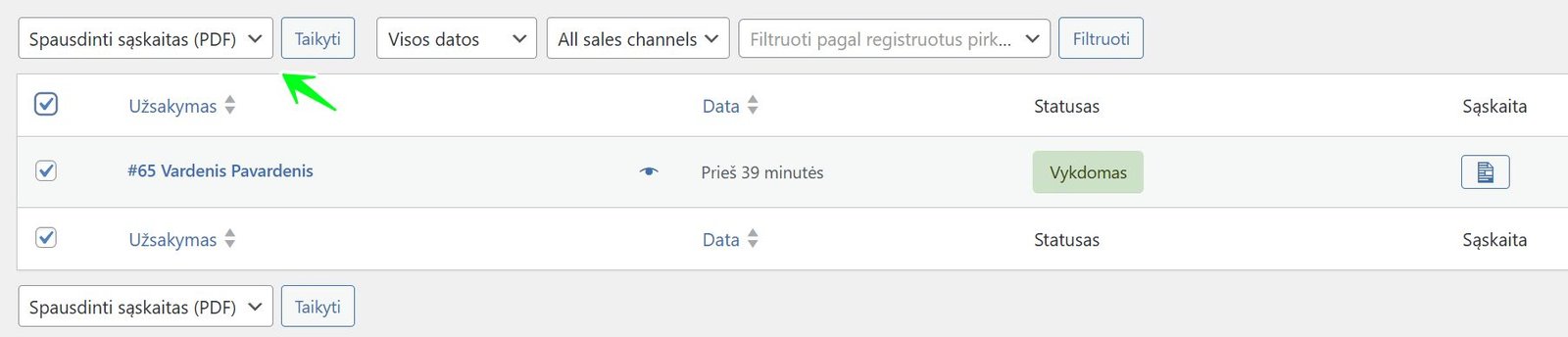 WooCommerce PDF sąskaitos faktūros — 4